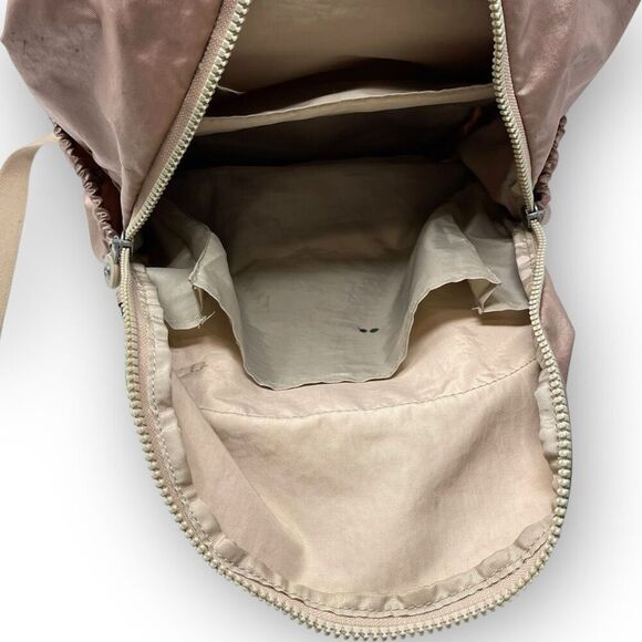 Kipling Seoul Pink Large Metallic Laptop Backpack - Picture 11 of 14